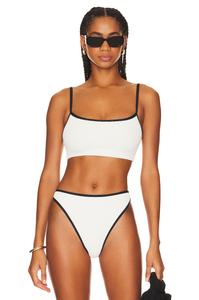 Топ бикини L*SPACE Adalyn, цвет Cream & Black