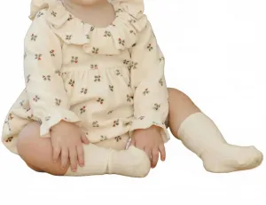 Детское велюровое платье для девочки, цвет «Ягоды падуба» Quincy Mae