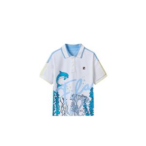 Детская рубашка-поло FILA, цвет Allover Print