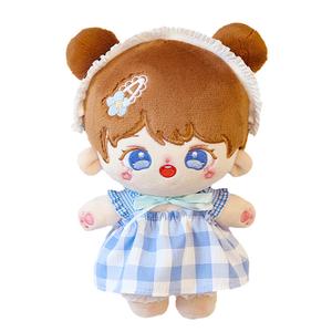 Мягкая кукла из хлопка для маленьких девочек, приятная для объятий и с возможностью переодевания, высота 20 см Fox fairy, Fufu