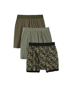 Боксеры из хлопка Big & Tall, 3 шт KingSize, зеленый