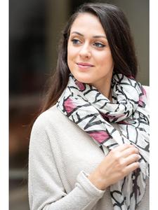 Шарф collezione alessandro Italienischer Osaka, бежевый