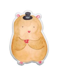 Плюшевая игрушка-подушка, шапочка для хомяка, без надписи, белого цвета