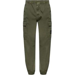 Зеленые мужские грузовые штаны STONE ISLAND, зеленый