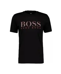 Полосатая футболка с коротким рукавом Hugo, черный