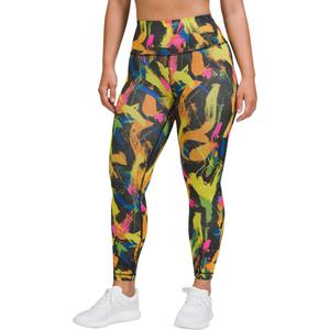 Женские спортивные брюки Wunder Train Lululemon, Light Tone Black Mixed Color