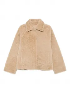 Куртка с воротником из овчины Arma, нейтральный