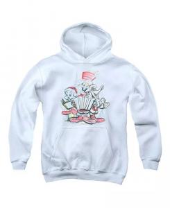 Толстовка с капюшоном для мальчиков и молодежи Holiday Sketch Looney Tunes, белый