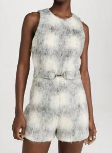 Коричневый шерстяной комбинезон с поясом из шерсти Manderlay Amanda Uprichard