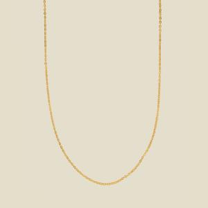 Регулируемая плоская кабельная цепь Made By Mary, Gold Filled