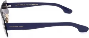 Солнцезащитные очки Victoria Beckham Narrow Mask VB241S 414 синего цвета, 62 мм, Blue