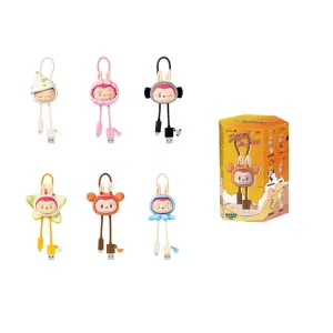 POP MART Labubu The Monsters коллекция Love In Seaside, кабельные мистические боксы одиночный мистический бокс/полный бокс 6 шт