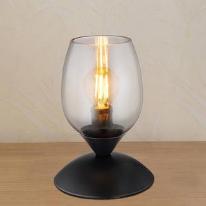 Настольная лампа Globo Lighting Kuwaita Typ C, копченое стекло / железо - 1-свет