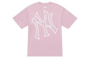 Футболка New York Yankees Basic Collection 25SS Unisex MLB, серый/розовый