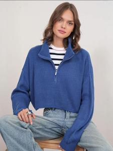 MixRay Свитер в синем цвете