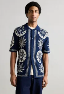 Жакардовая рубашка с коротким рукавом Scotch & Soda, Dark Blue