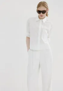 Блузка на пуговицах Mango, Off White
