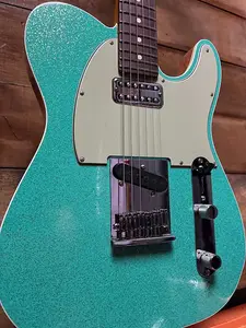Fender Custom Shop Dual Stack HS Tele Seafoam Sparkle с чехлом