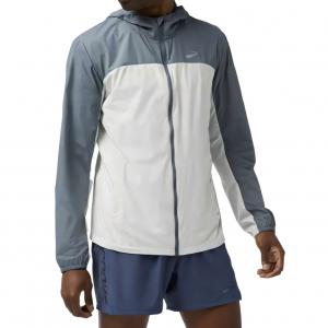 Brooks Куртка унисекс, серые, с капюшоном, средней плотности ткани, другие