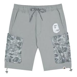 Шорты x bape свободного кроя New Balance, серый