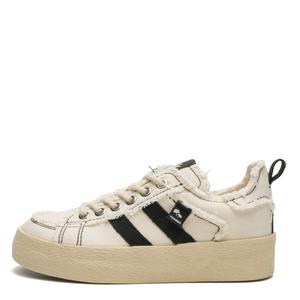 Амортизирующие износостойкие низкие кеды для скейтбординга Women's Far waves, бежевый