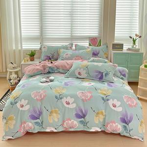 AVIVI Комплект постельного белья 1,5 м, 4 предмета, пододеяльник 150x200 см, цвет the fragrant flowers of life