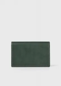 Визитница из вощеной кожи