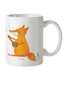 Детская кружка лиса гитара без слов в белом цвете Mr. & Mrs. Panda