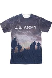 Футболка US ARMY Up Hill с коротким рукавом для взрослых из полиэстера Gildan, белый