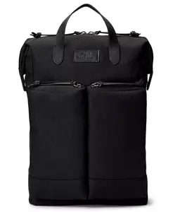 Мужская складная холщовая сумка-тоут рюкзак Polo Ralph Lauren, черный