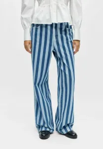 Широкие штанины Object, Light Blue Denim