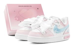 Nike Кроссовки для скейтбординга Court Borough женские, низкие, розовые