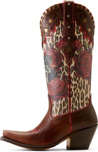 Женские западные сапоги ARIAT P29421_w_Foo, Ride Senorita Ride/Deep Mahogany