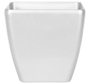 Уличный цветочный горшок Beliani ASTRAS, 50x50x50 см, серебряный