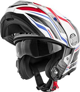 Шлем GIVI x.33 canyon layers flip-up, Black Matt/Orange