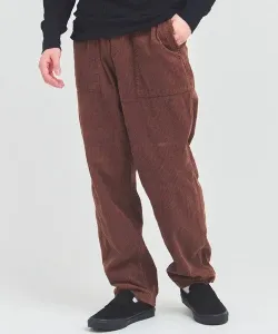 Мужские вельветовые брюки GUNG HO 9W EAZY FATIGUE PANTS Select Brands, цвет Dark Brown