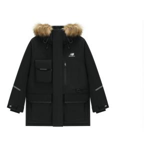 Куртка New Balance Logo Down Jacket 'Black', черный