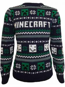 Minecraft Пуловер "Pattern Jumper" черного цвета