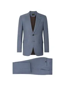 Шерстяной костюм Centoventimila Zegna, синий