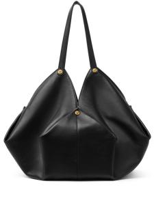 Кожаная сумка Versace, черный