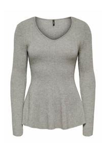 Джемпер ONLY ONLIBI, Medium Grey Melange/Dark Grey