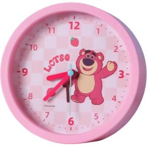 Disney Кварцевый аналоговый будильник с плавным ходом секундной стрелки для школьников в фиолетово-розовом цвете