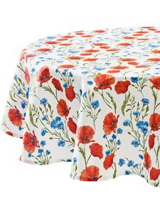 Хлопковая скатерть с рисунком маков  Redbest , Mohnblume