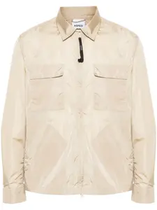 Легкая куртка-рубашка с логотипом ASPESI, нейтральный