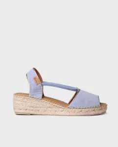 Женские замшевые эспадрильи на танкетке с резинкой Toni Pons, синий