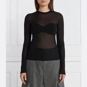 Узкая блузка Patrizia Pepe, черный