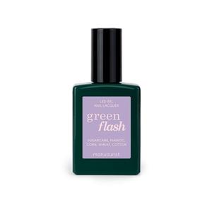 Лак для ногтей green flash led gel Manucurist, lisa lilas, объем 15 мл