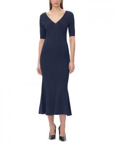 Платье Aria Hervé Léger, синий