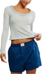 Лонгслив Free People Only You Long Sleeve, цвет Polar Fog