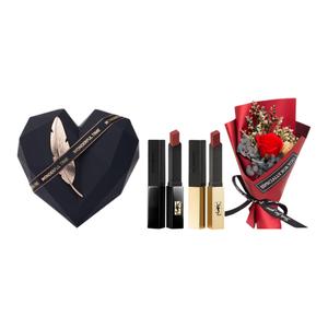 SAINT LAURENT Набор косметики Gold Bar в коробке Starry Sky Rose, легко растушевывается, матовый, стойкий